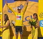 Frank Schleck pendant la 16me tape du Tour de France 2008